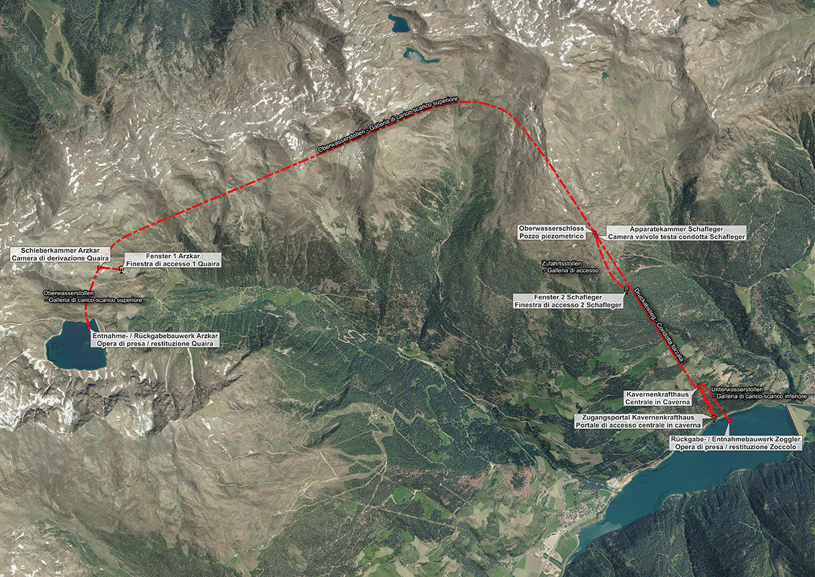 Mappa panoramica del progetto